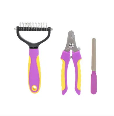 Komplet za nego hišnih ljubljenčkov - komplet 3 kosov