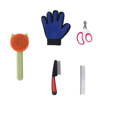 Komplet za nego hišnih ljubljenčkov - 5-delni komplet za profesionalno nego