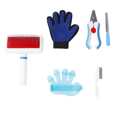 Komplet za nego hišnih ljubljenčkov - Luksuzni 5-delni set za mačke in pse