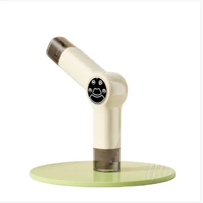 2-v-1 škarjice za hišne ljubljenčke in trimer za dlake z LED lučko - polnilne in tihe White