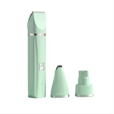 3-v-1 strižnik za nego hišnih ljubljenčkov za celo telo in striženje šap Green