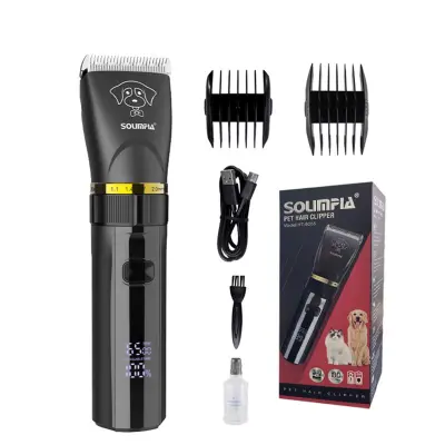 Profesionalni strižnik za hišne ljubljenčke - brezžični, USB polnjenje, nizka raven hrupa