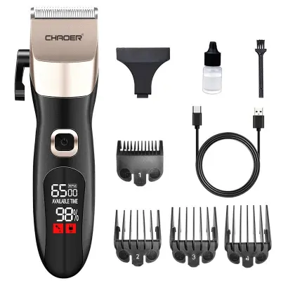 Profesionalni strižnik za hišne ljubljenčke s keramičnim rezilom, akumulatorski komplet