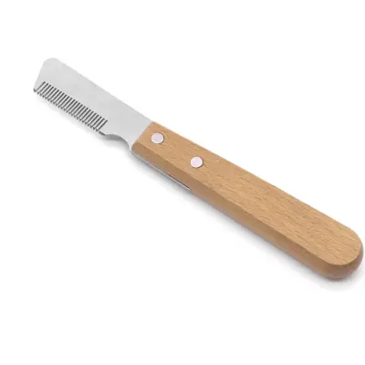 Grelnik za pse - Orodje za odstranjevanje dlake iz nerjavečega jekla za terierje in šnavcerje