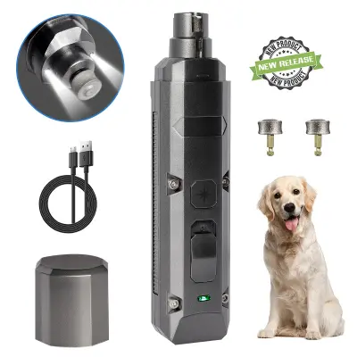 J2 Električni ščipalnik za nohte za pse in mačke Grey