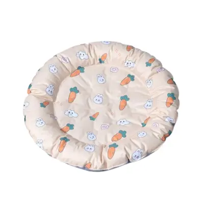 Hladilna podloga za hišne ljubljenčke - okrogla ledeno hladilna podloga za kunce  M