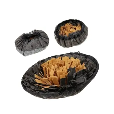 Interaktivna podloga za vohanje za pse za počasno hranjenje in urjenje Brown