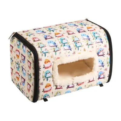 Izjemno veliko zimsko bombažno gnezdo za ptice z visečo verigo