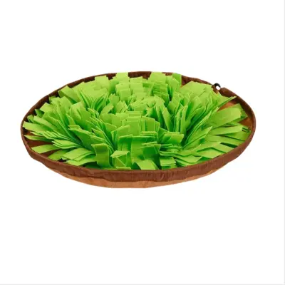 Interaktivna podloga za vohanje za pse za počasno hranjenje in urjenje Green