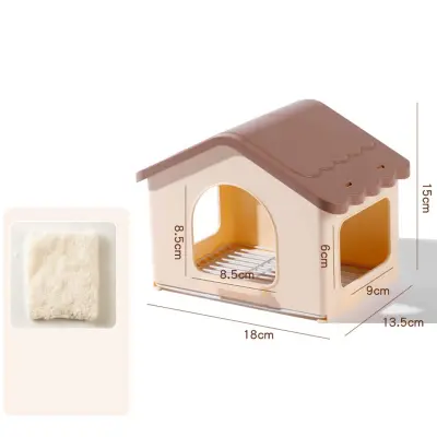 Vse Sezone Vremensko Odporno Viseče Ptičje Gnezdo - Udobna Ptičja Hišica Brown