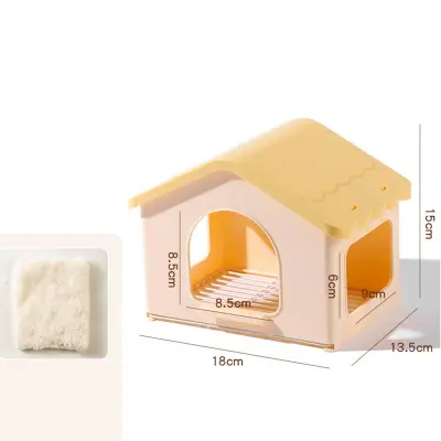 Vse Sezone Vremensko Odporno Viseče Ptičje Gnezdo - Udobna Ptičja Hišica Yellow