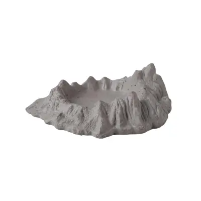 Elegantna posoda za hrano in vodo za plazilce: Naraven dizajn in velika prostornina Grey