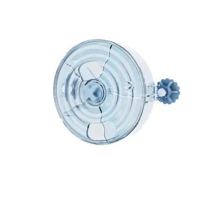 Interaktivna igrača za iskanje hrane za ptice - vrtljivi podajalnik za mentalno stimulacijo Blue