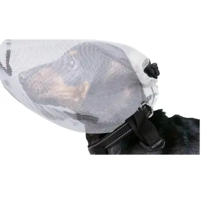 Prenosna Pasja Maska Proti Komarjem - Zračna Zaščita Glave Pred Insekti  30 cm