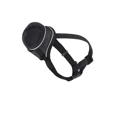 Odsevna Pasja Nagobčnica: Zračna Najlonska Nagobčnica z Nastavljivim Trakom  XL