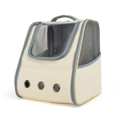 Prenosni nahrbtnik za hišne ljubljenčke - Udoben in eleganten Grey