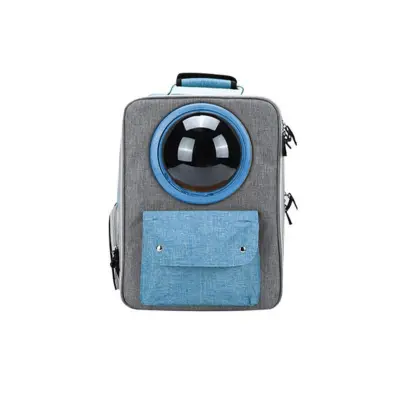 Zložljiv Nahrbtnik za Hišne Ljubljenčke: Zračen, Prezračen Nosilec za Male Živali Blue