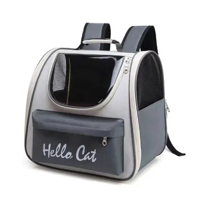 Udoben in prenosen nahrbtnik za prenašanje hišnih ljubljenčkov Grey