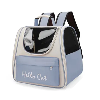 Udoben in prenosen nahrbtnik za prenašanje hišnih ljubljenčkov Blue