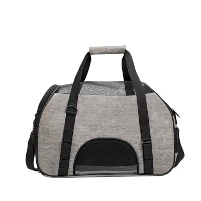 Zračna mrežasta torba za prenašanje hišnih ljubljenčkov - lahka in prenosna Grey