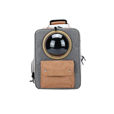 Zložljiv Nahrbtnik za Hišne Ljubljenčke: Zračen, Prezračen Nosilec za Male Živali Orange