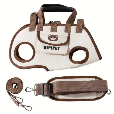 Prenosni nosilec za pse - ročna torba za hišne ljubljenčke z večnamensko uporabo Brown S