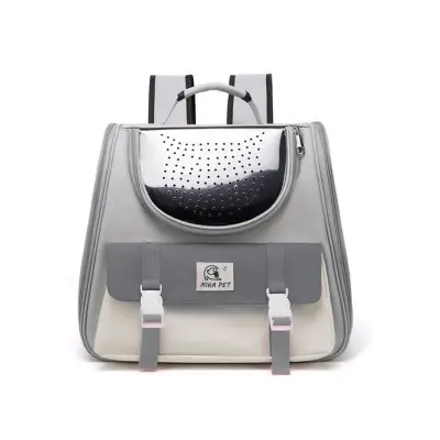 Nahrbtnik za prenašanje hišnih ljubljenčkov - prenosen in udoben Transparent Gray
