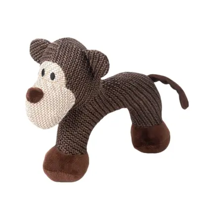 Interaktivna plišasta igrača za pse Arch Monkey - mehka igrača za mladičke