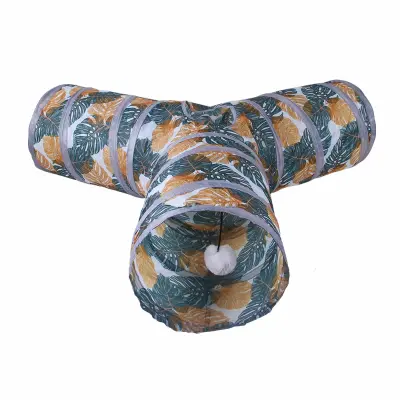 Zložljiv Predor za Mačke, Igrača s Potiskom za Hišne Živali