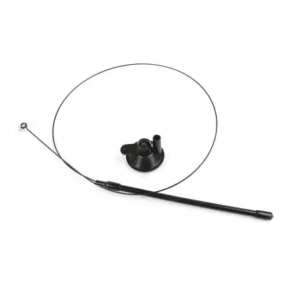 Igrača za mačke s priseskom - interaktivna igrača s perjem in zvončkom