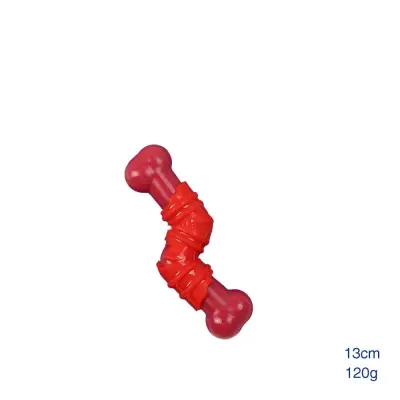 Trpežna igrača za žvečenje psov iz najlona in TPR za srednje in majhne pse Red