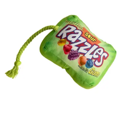 Zelena poliestrska bombažna žvečilna igrača za pse - interaktivna in čisti zobe