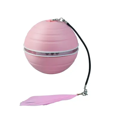 Avtomatska žoga za mačke - interaktivna igrača za notranje mačke Pink