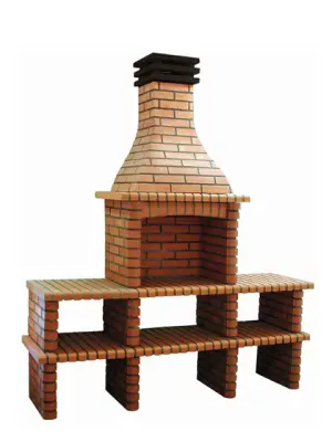 žar BRICK - 202x57x245 cm