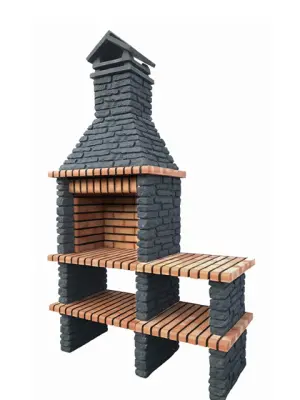 žar ROCK BLACK - 150x57x245 cm