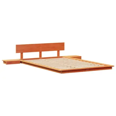vidaXL Konstrukcija postelje Rjava 140 x 190 cm les