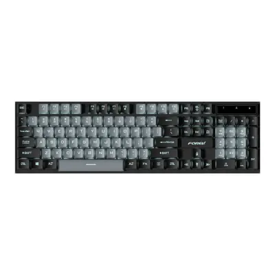 Združljiva igralna tipkovnica Logitech, žična, osvetljena, mehanski občutek Grey+Black