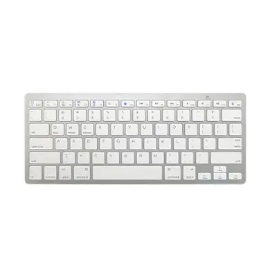 Tanka Bluetooth tipkovnica: prenosna brezžična tipkovnica za tablice in pametne telefone Silver