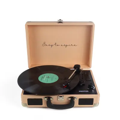 PRIXTON Vintage Gramofon VC400 Peach z Bluetoothom