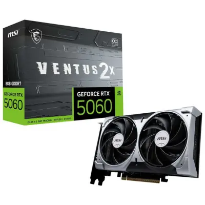 Grafična kartica nVidia RTX5060 MSI Ventus 2X OC - 8GB GDDR7 (V537-002R)