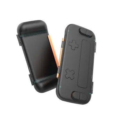 Cross Button Nintendo Switch 2 Zaščitno Ohišje - Črna Kristalna Lupina