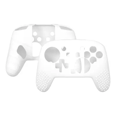 Kompatibilno ohišje iz silikona za Switch 2 Pro Controller - 2 kosa White