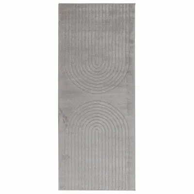 vidaXL Preproge za površine Pravokotna Siva 200 x 80 cm