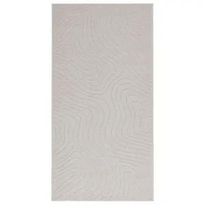 vidaXL Preproge za površine Pravokotna krema 150 x 80 cm