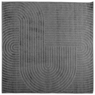 vidaXL Preproge za površine Kvadrat Antracit 120 x 120 cm