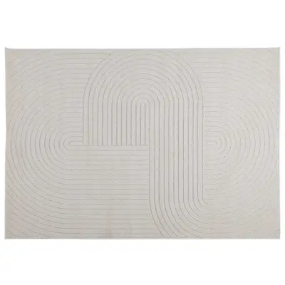 vidaXL Preproge za površine Pravokotna krema 230 x 160 cm