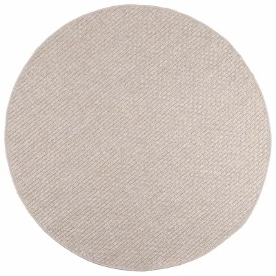 vidaXL Preproge za površine Okrogla krema Ø 200 CM