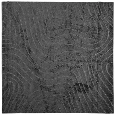 vidaXL Preproge za površine Kvadrat Antracit 200 x 200 cm