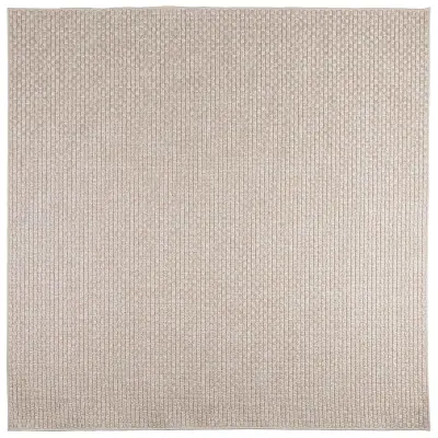 vidaXL Preproge za površine Kvadrat krema 120 x 120 cm