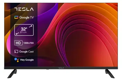 Televizor TESLA 32E655BHS, Google TV, HD Ready